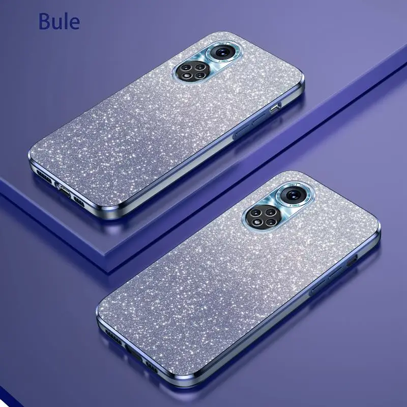 Lux Gradient Glitter Plating Case – Elegant Silicone Back Cover