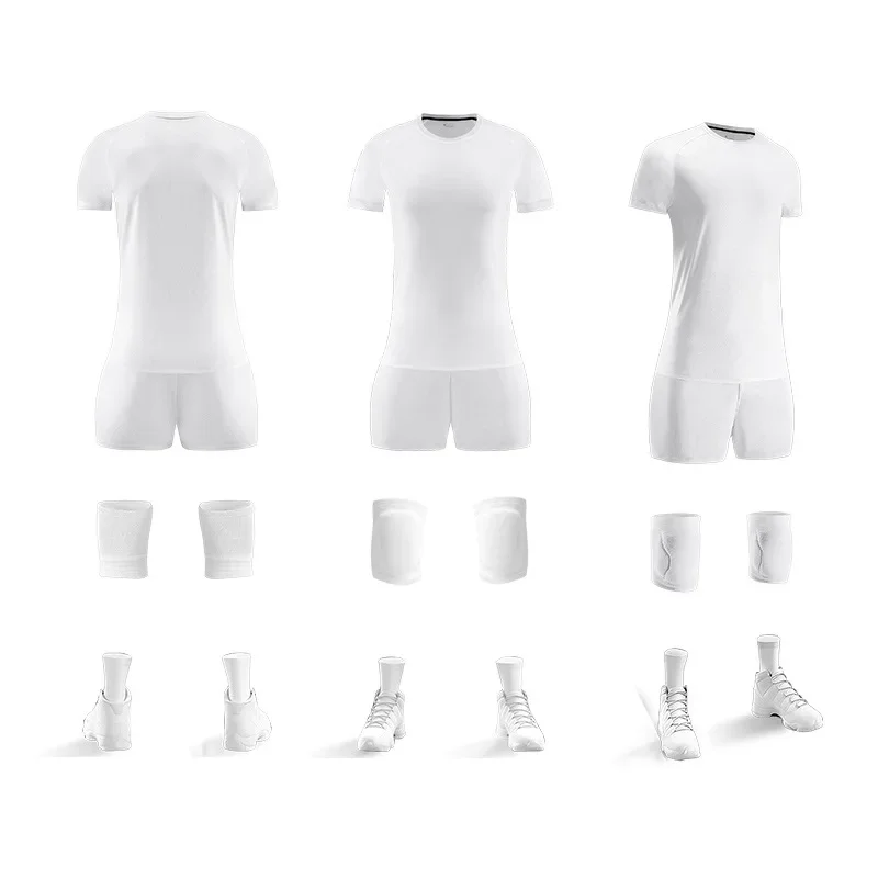 Summer New Volleyball Uniform Set Men's Sleeveless Women's Short Sleeve Shorts Training Competition Badminton Sports Wear