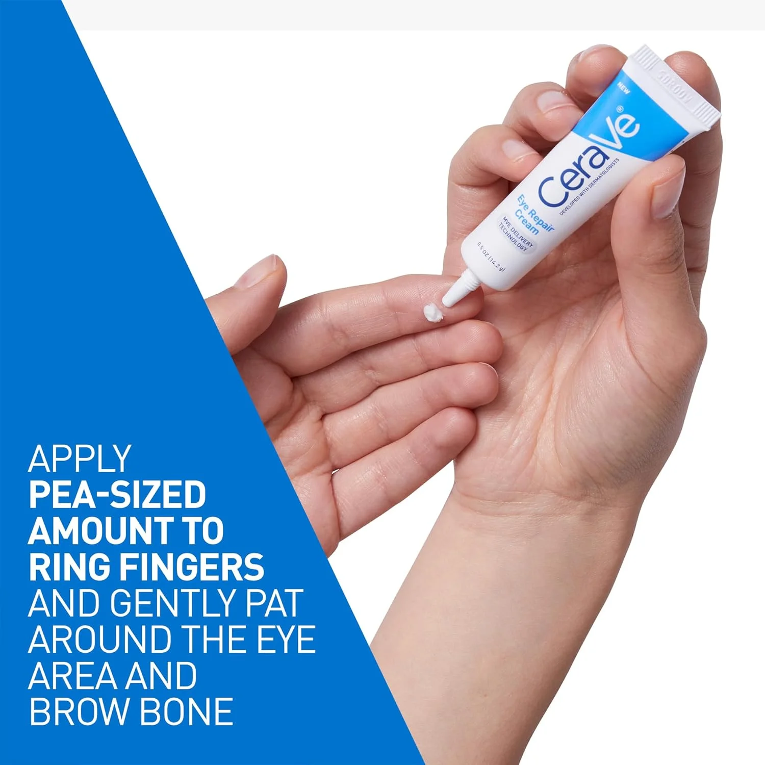 CeraVe Eye Repair Cream Under Eye Moisturizer With Hyaluronic Acid Niacinamide Marine Botanical Complex Daily Skin Care - 5