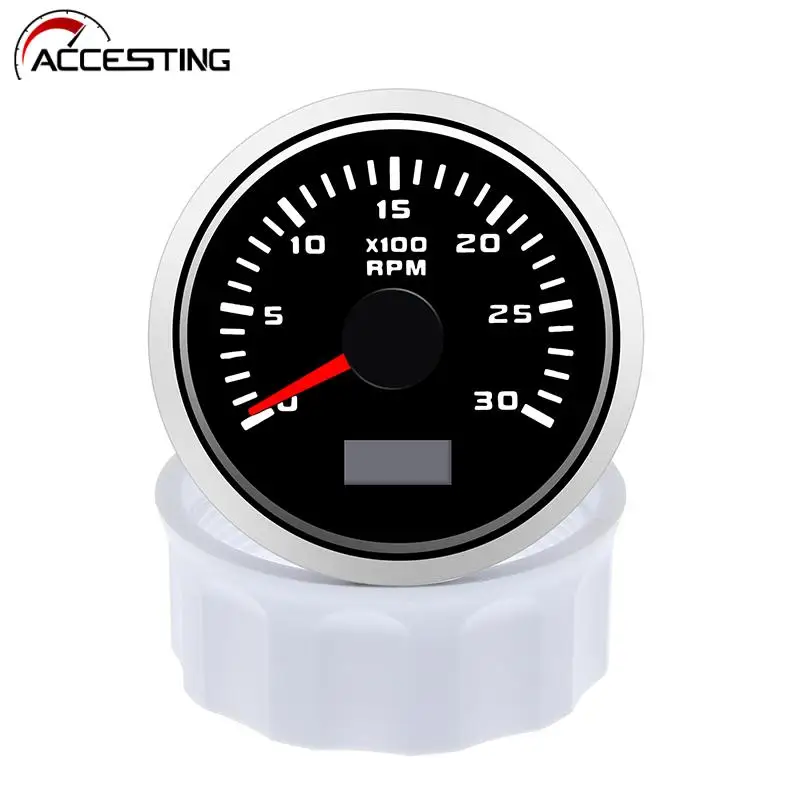 52mm Tachometer Hour Meter Sensor 3K 8K RPM Waterproof Hourmeter With