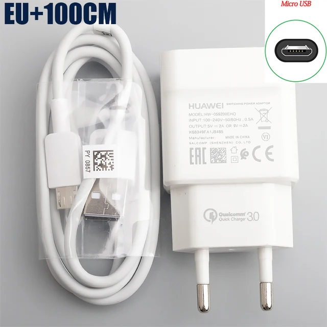 Super Pack caricatore + cavo per Huawei Mate 20 Pro Fast Charger ultra potente e veloce nuova generazione 3A con cavo di ricarica / trasferimento dati