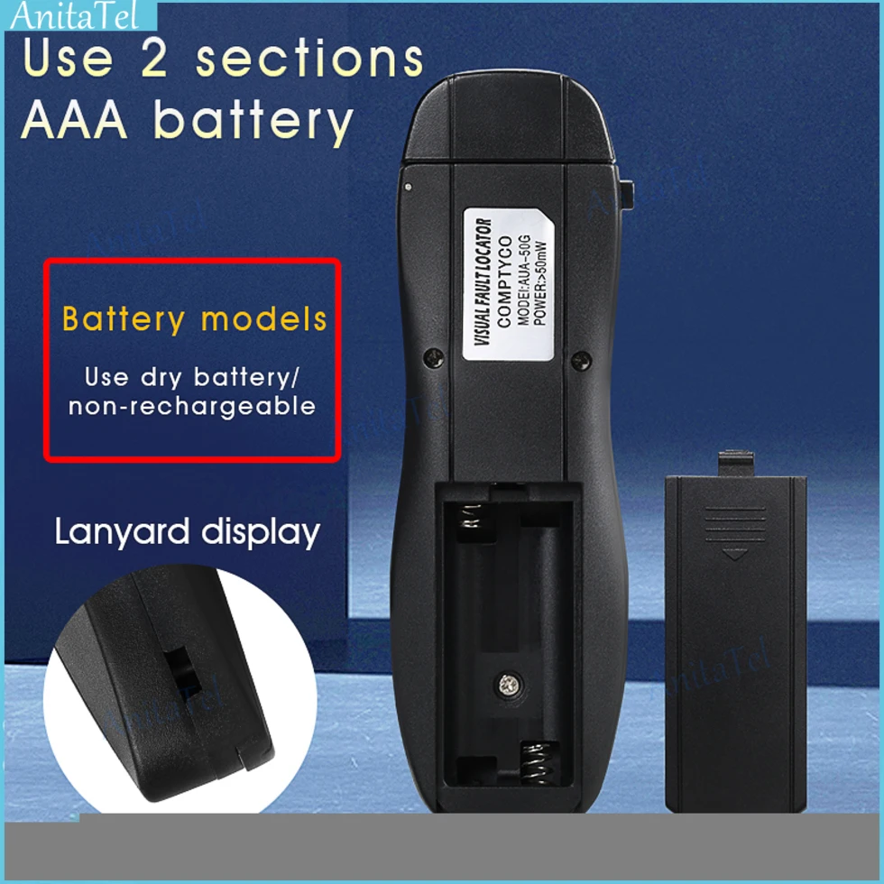 

New 20MW Red Laser Pen Type Plastics Mini Visual Fault Locator Fiber Optic Cable Tester Meter For CATV 5KM-50km Fiber Test Tool