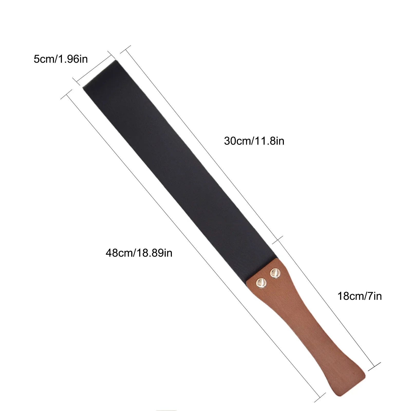 Leather Riding Crop Horse Whip Leather Paddle With Anti-Slip Wooden Handle Riding Crop For Horses Outdoor Lash Supplies 5
