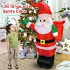 Christmas Gift RC Inflatable Santa Claus Toys Electric Rechargeable Children's Remote Control Toys Holiday Interactive Boys Gift 2