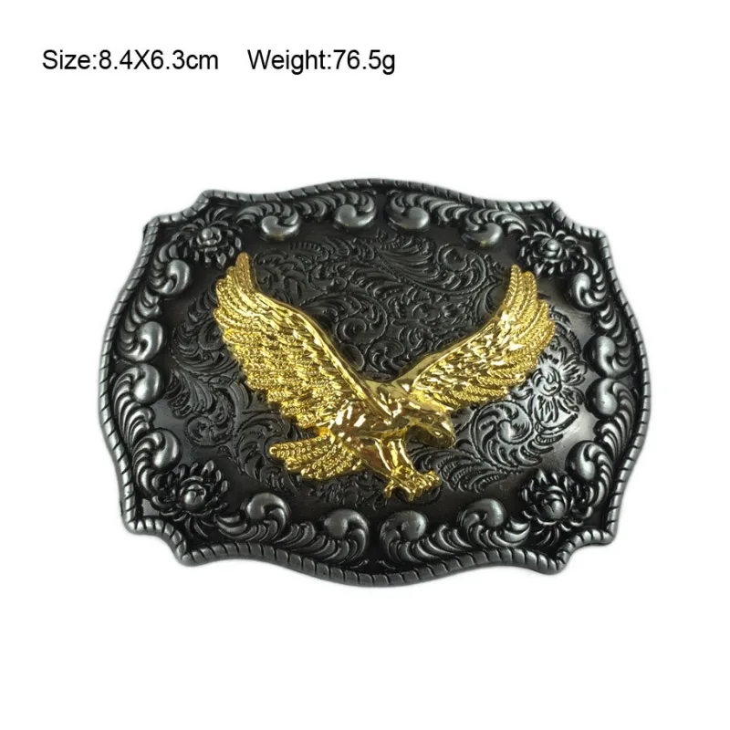 Carving Eagle Belt Buckle Fit 3.8CM-4CM Belt Male Jeans Accessories