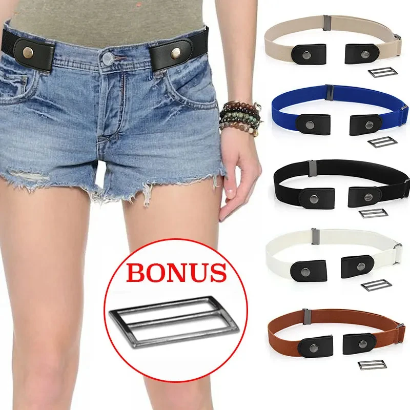 

Easy Belt Without Buckle Elastic Belts for Women Stretch Riem Men Jeans Cintos Extensible Kids Boys Girls Cinturon Mujer Strap