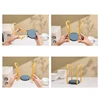 Retractable Vertical Desktop Bowl Holder Kitchen Dish Plate Drying Organizer Drain Water Cup Shelf Cabinet Dishes Storage Rack 4