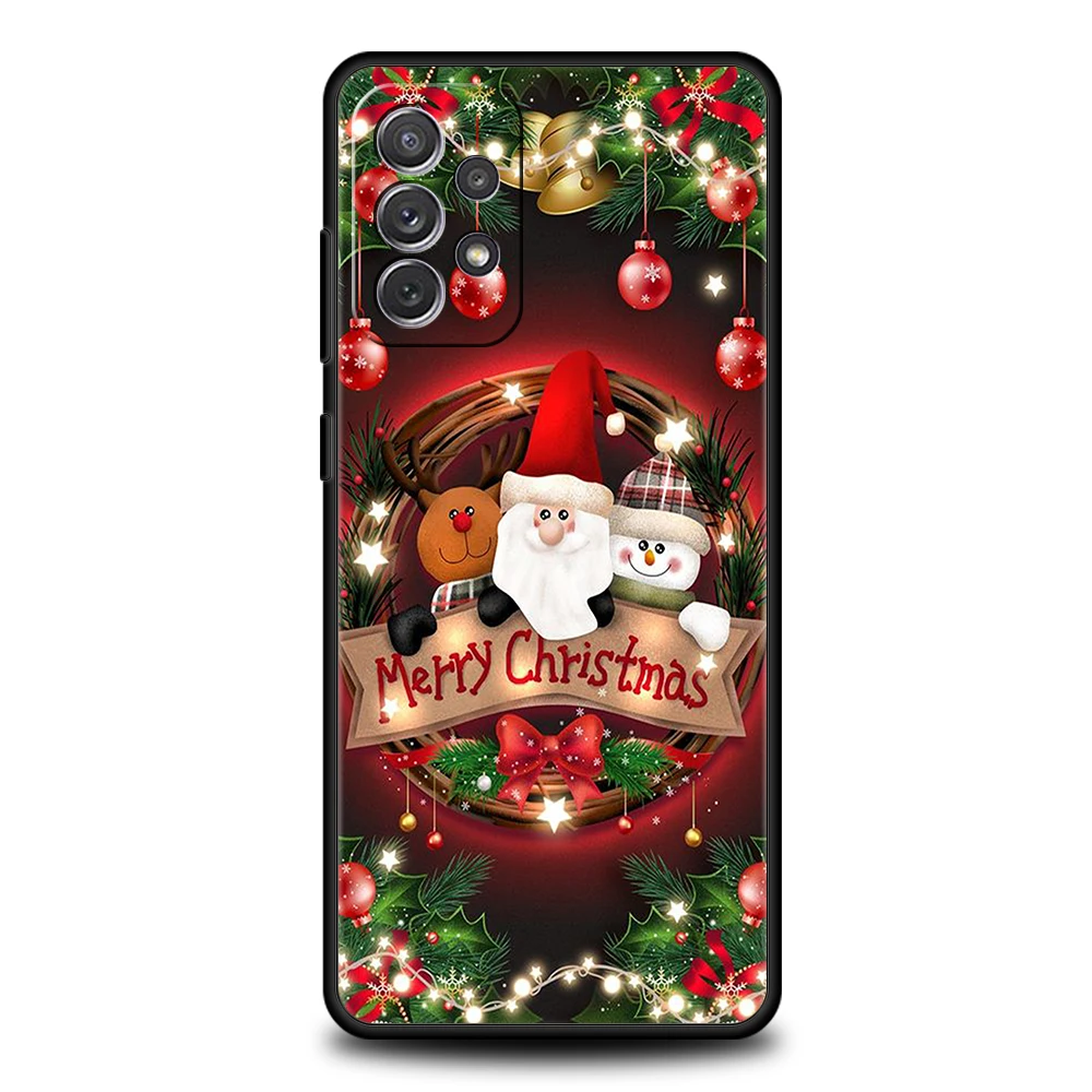 Festive Holiday-Themed Soft Shell Phone Case
