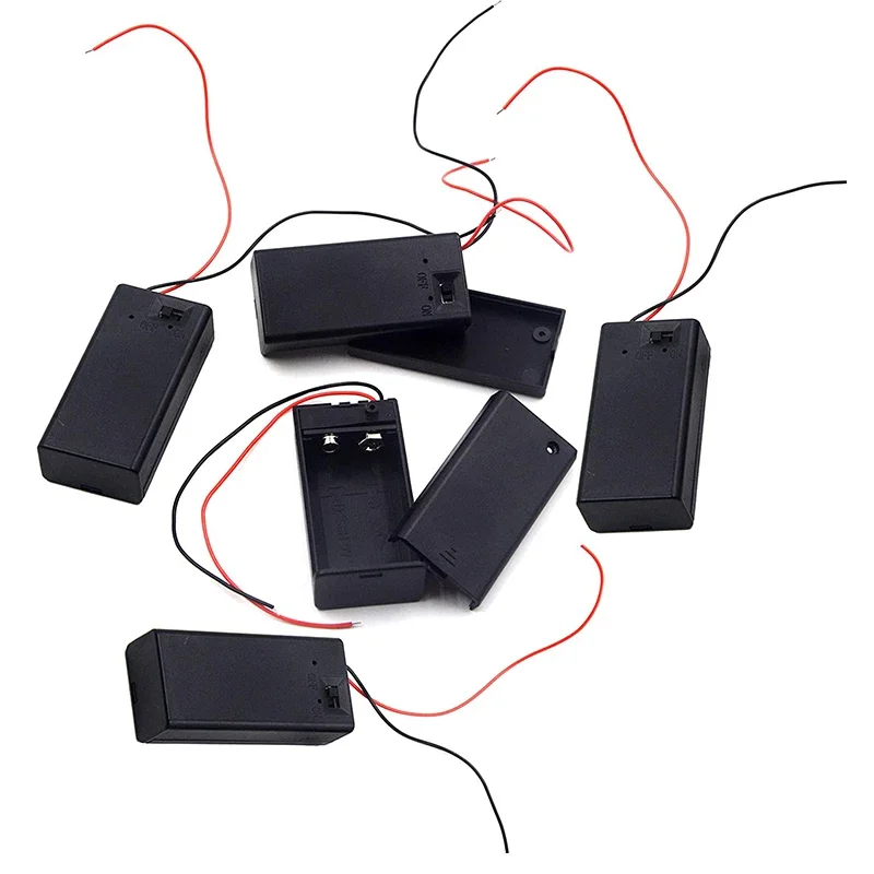 Battery Holder 3v 6v Button Coin Cell Battery Case with Switch Tools Model Railway Layout 3