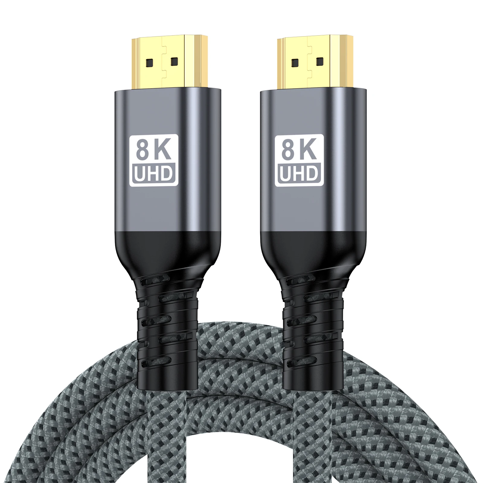 Ultra High-Speed 8K HDMI Braided Cable with HDR Support - Available in Multiple Lengths