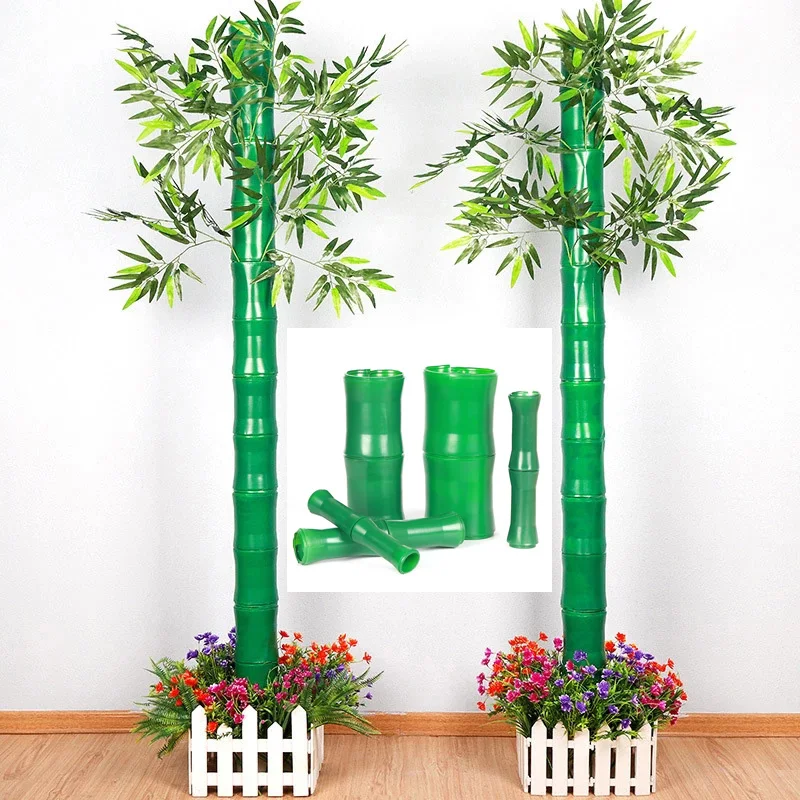 

Plastic Rattan Pipe Decoration, Shelter Package, Air Conditioning Heating Gas Pipe, Flower Rattan Simulation, Bamboo Skin, 10Pcs