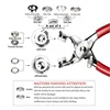 9.5mm Metal Hollow Five-Claw Snap Button For Installing Clothes Bag Sewing And DIY Craft Hand Pliers Tool 4