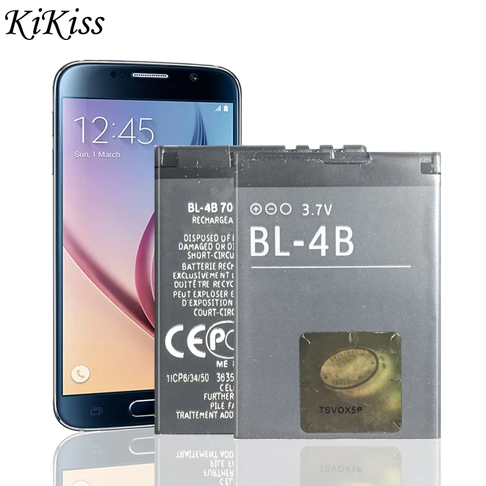 Batteria Ricaricabile Per Nokia, Sostituzione Per Nokia, Bl-4B, Bl4B, 720Mah, 2505, 3606, 3608, 2670, 2660, 2630, 6111, 7070
