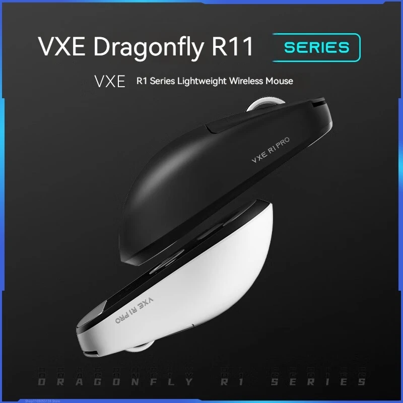 

Новый продукт Strike Presale Vxe Dragonfly R1 Мышь для игр Esports Paw3395 бесшовная легкая эргономичная компьютерная игра для офиса
