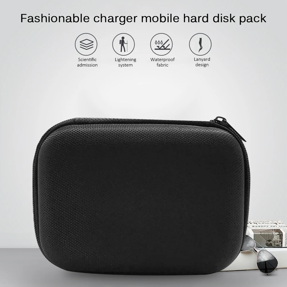 External Storage Hard Case Bag Hard Drive Power Bank USB Cable Charger Earphone Headphone Cases Apple MacBook