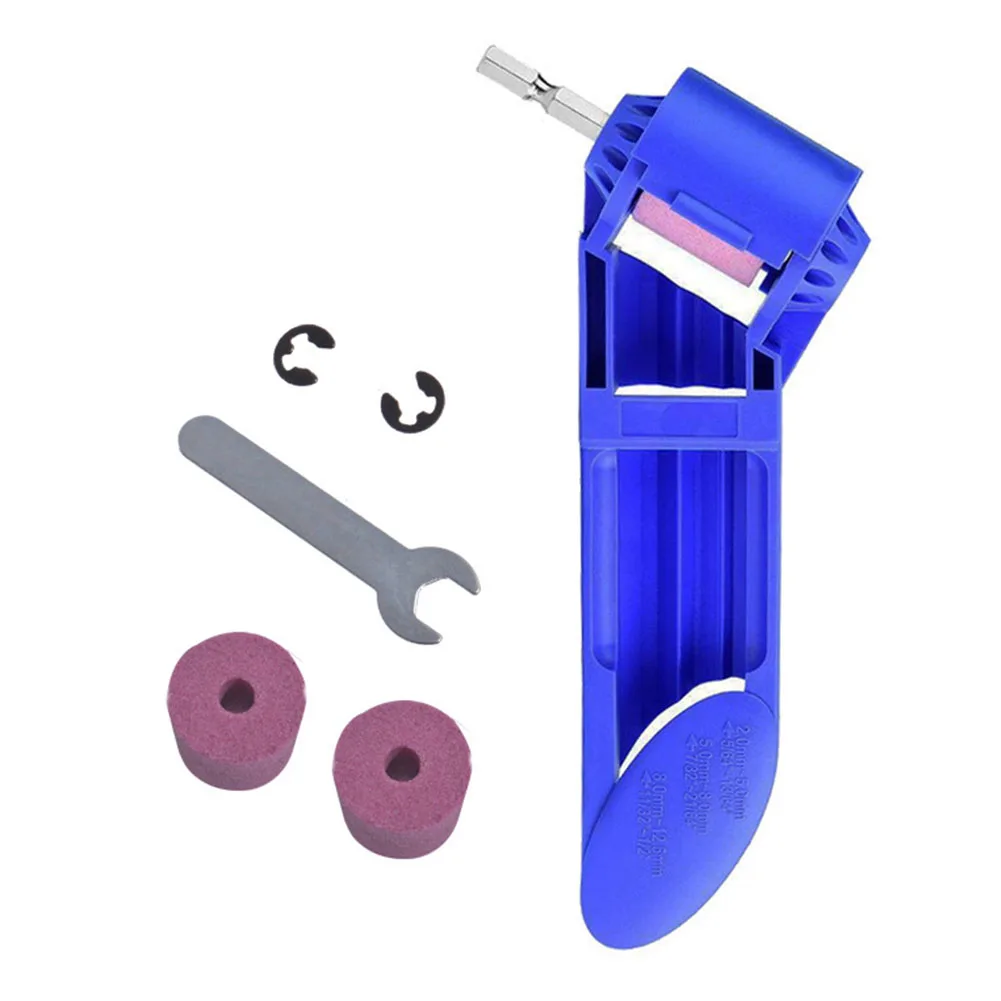 

1set Portable Drill Bit Sharpener Corundum Grinding Wheel Drill Bit Sharpener For 2.0-12.5mm Drill Bit Sharpen Machine Tools