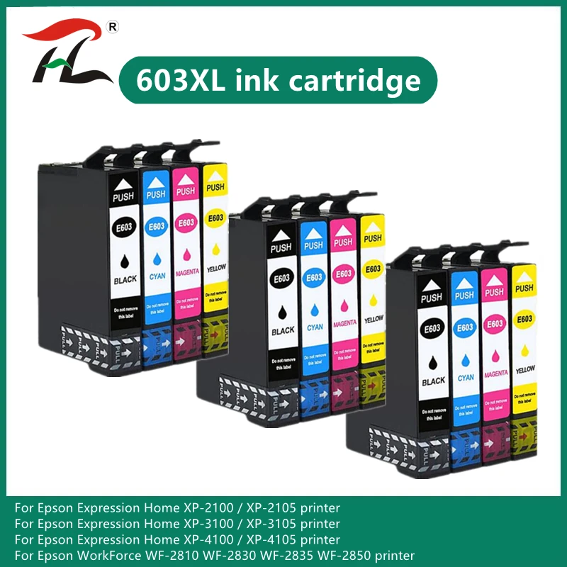 

HTL 603 XL, совместим с Epson 603XL E603 T603 для детской строки