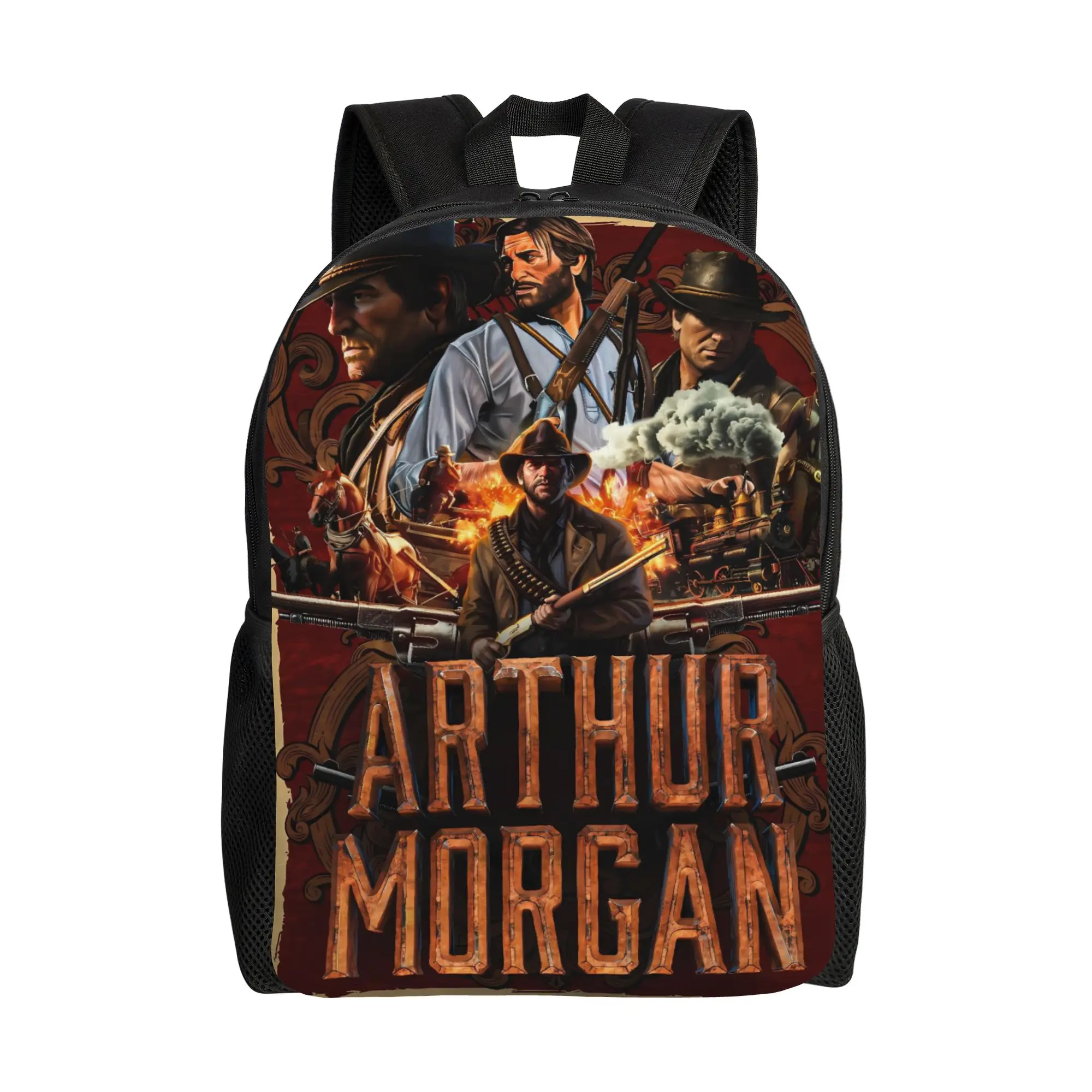 Red Dead Redemption 2 Backpack University Backpacks Women Men Custom ...