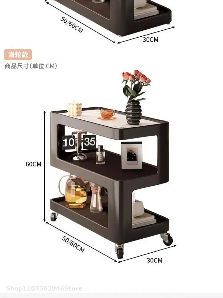 Sofa Side Table Mobile Coffee Table Small Simple Modern Creative Side Internet Celebrity Cabinet Light Luxury