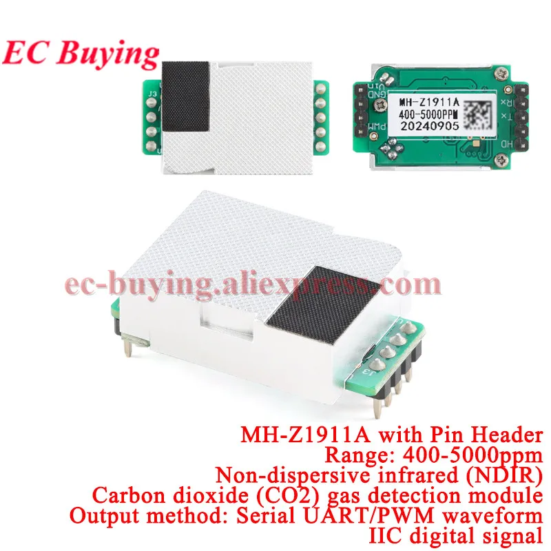 MH-Z19 MH-Z19C Modulo Sensore CO2 A Infrarossi IR Anidride - Foto 3