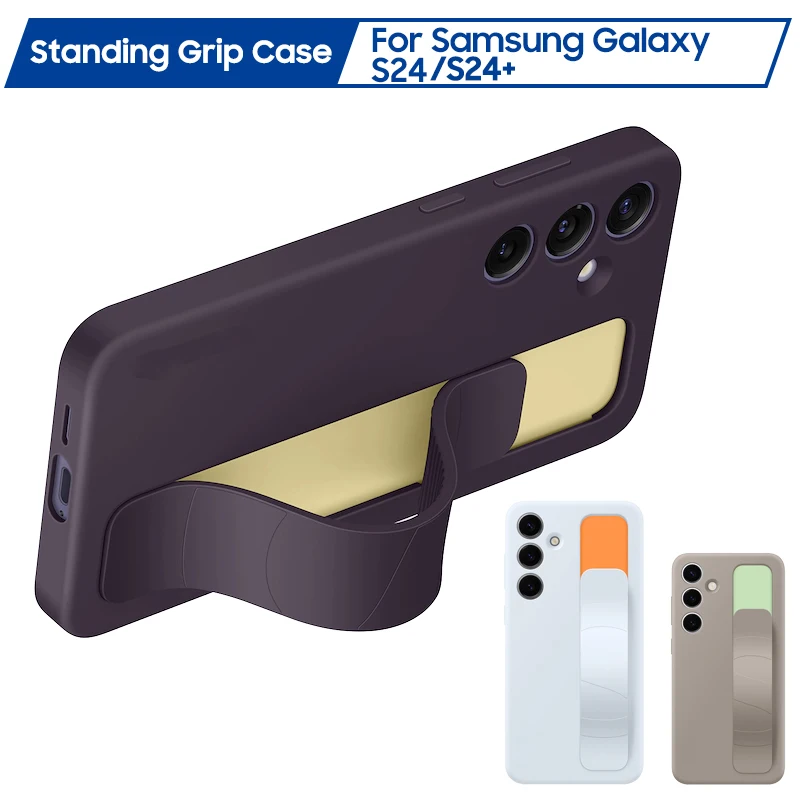 

Silicone Grip Cover Protective Case For Samsung Galaxy S24 Plus S24Plus S24+ S24 5G Mobile Phone Cases Fashion Cases