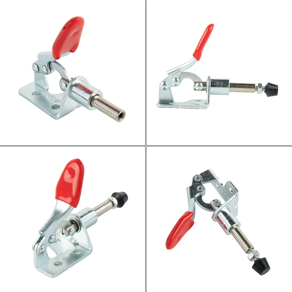 

45Kg Antislip Vertical Toggle Clamp GH-301-AM Covered Handle For Hand Tool Clamping Force Push-pull Clamps 16mm Plunger