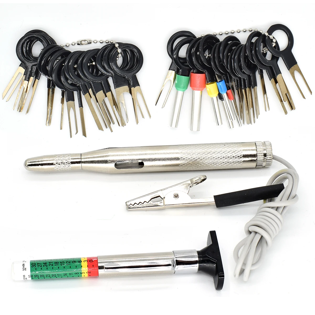 11 pièces Kit d'outils de suppression de borne de fil de voiture Kit d'extracteur  d'extracteur de broche de connecteur de câblage 