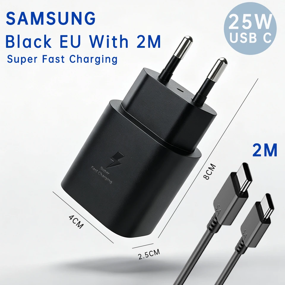 Original Samsung 25W Type C Fast Charge Adapter