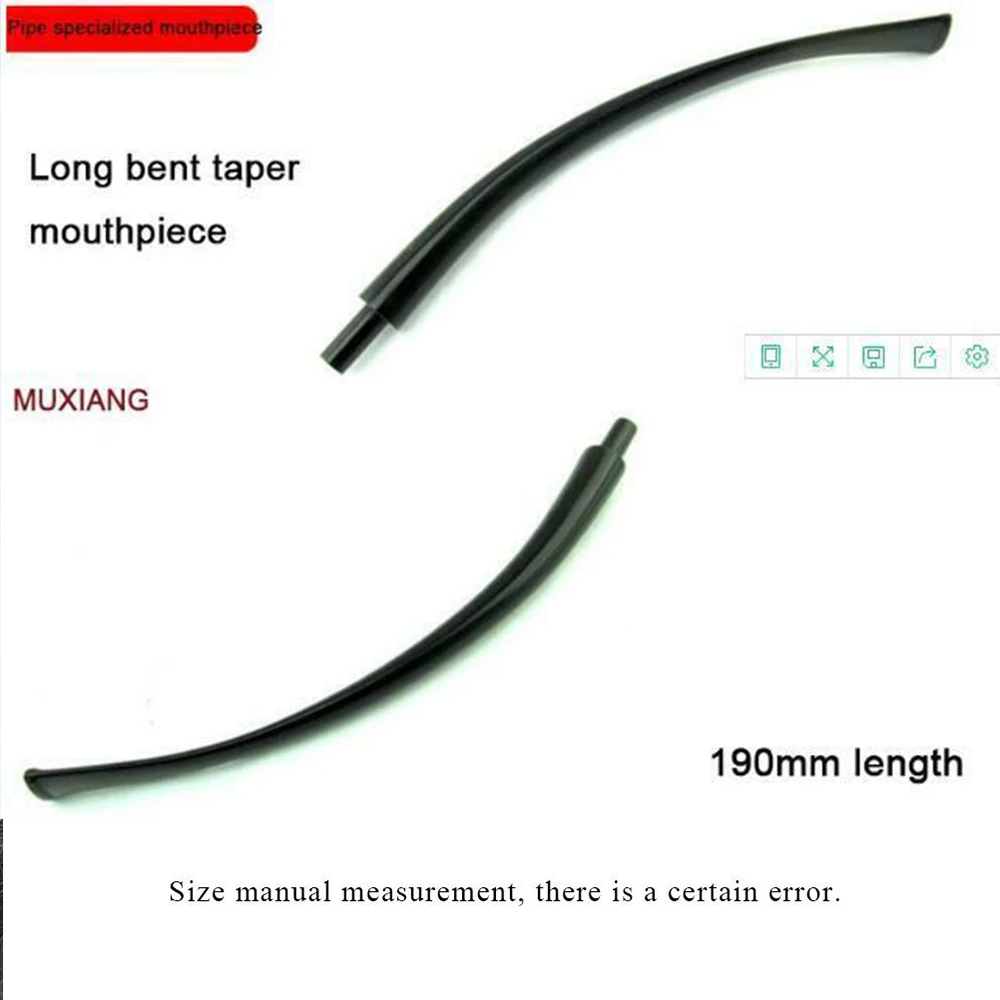Description Picture 4 of item3pcs 190mm Long Acrylic mouthpieces Stem For Tobacco Smoking Pipe For 3mm Filter ï¼ŒOuter diameter 14mm, inner diameter 7.3mm