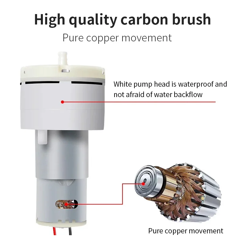 تيار مستمر 12 فولت مضخة هواء صغيرة حوض السمك مضخة حوض السمك المياه الأكسجين محرك بومو قابل للتعديل PWM حجم الصيد حوض للأسماك تربية