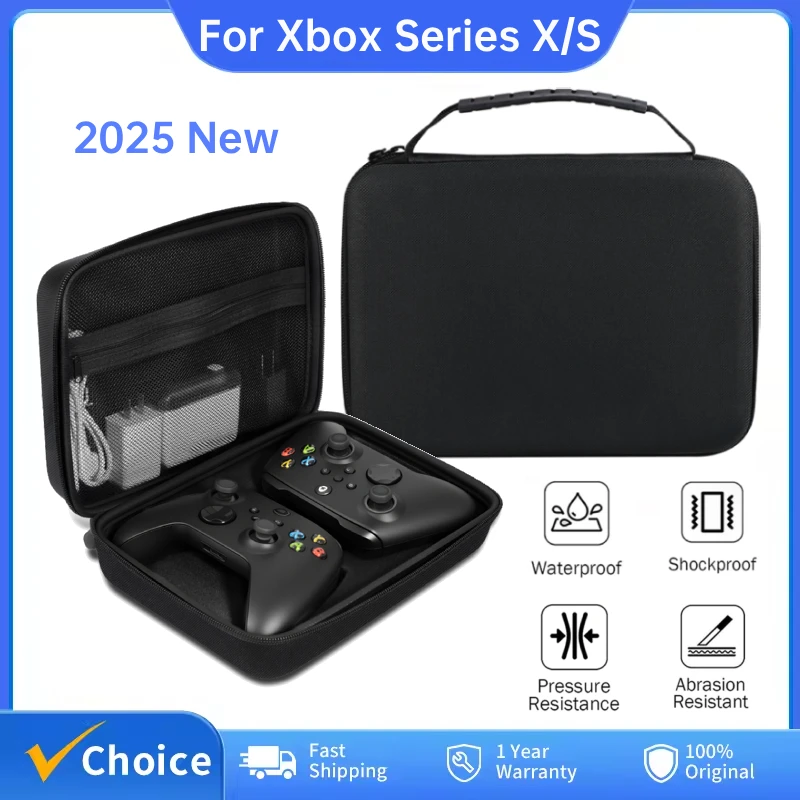 Protective Pouch with Handle Portable Travel Case Shockproof Travel Shell Pouchs for Xbox Series X/S One/Ones Gaming Accessories