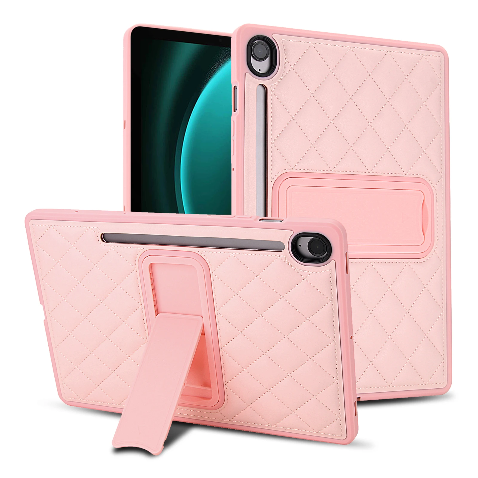Luxury Leather Tablet Case with Kickstand and Stand Cover