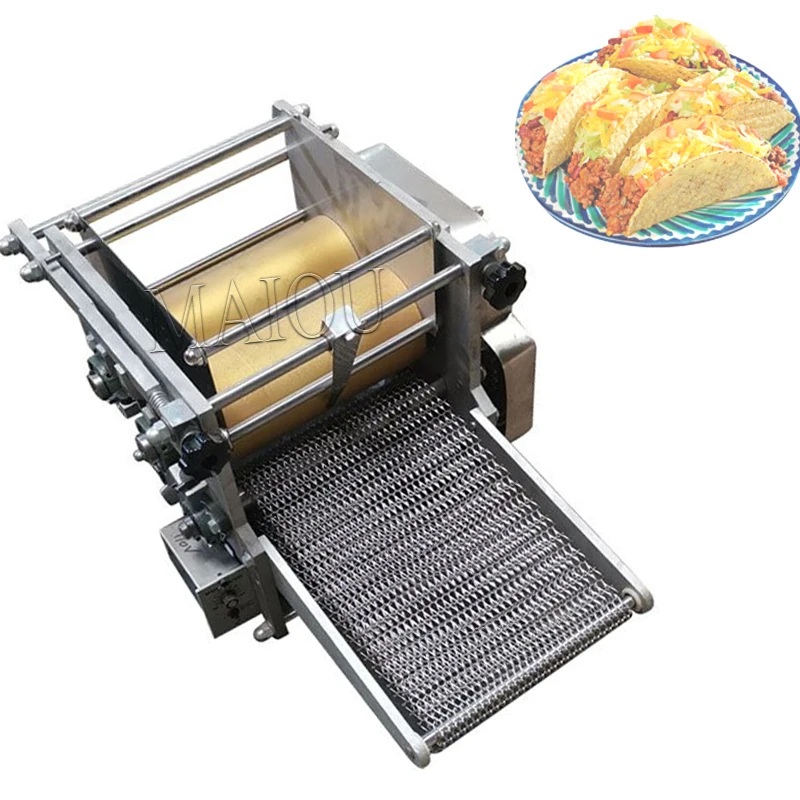 

Multifunctional Corn Tortilla Roller Pancake Machine Electric Commercial Automatic Dumpling Wraaper Flour Making