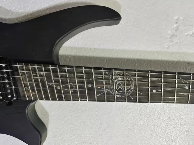 新しい7弦ヘッドレスエレキギター,分割リンク,xylボディ,マット