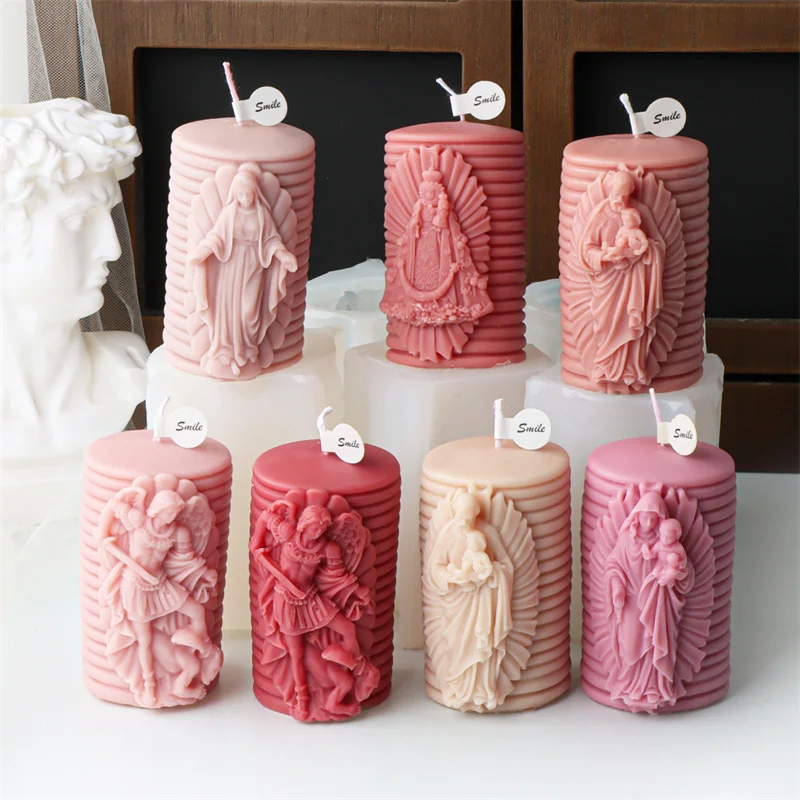 Sacred 3D Candle Mold Design 1