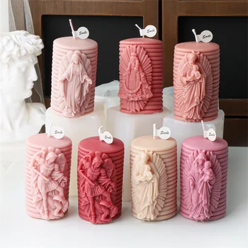 Sacred 3D Candle Mold Design 1