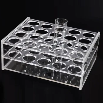 0.2/0.5/1.5/2/5/7/10/15/20/25/50/100ml 24/48/40/96 Holes Storage Plate Organic Glass PMMA Laboratory Centrifuge Tube Rack Holder