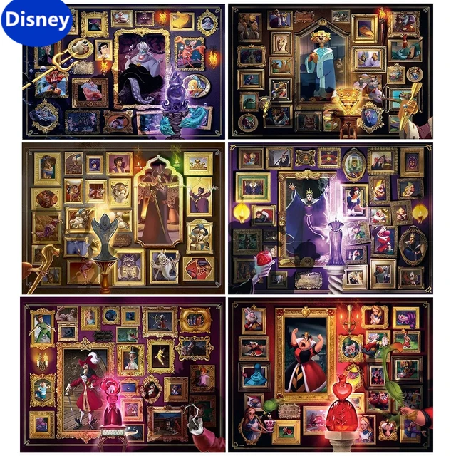 Disney 500 peças quebra-cabeça montagem imagem disney vilões quebra-cabeças  de descompressão brinquedo para adultos crianças presente educacional -  AliExpress