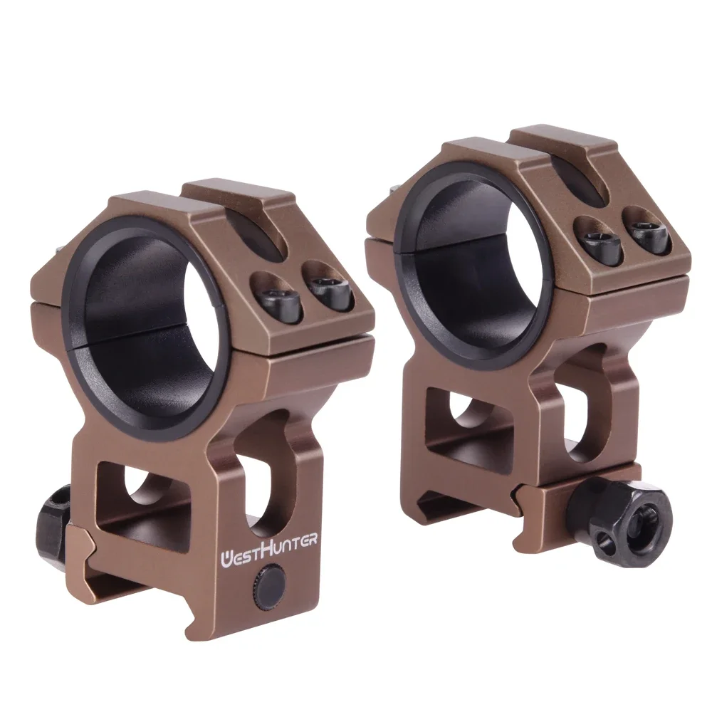 Rifle Scope Mount Rifle Scope Mount Ring Scope Mount Adapter 2 Pieces High Profile Dia 25.4mm 30mm Hunting Riflescope Mount for Picatinny 20mm Rail Air Rifle Scope Rings Scope Mounts