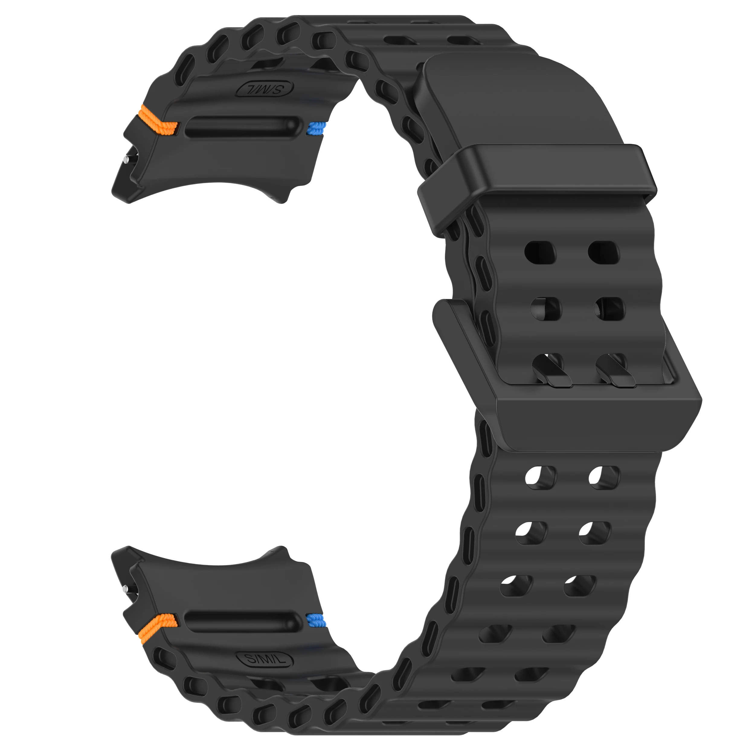 Seamless Silicone Watch Band - Versatile Smartwatch Strap