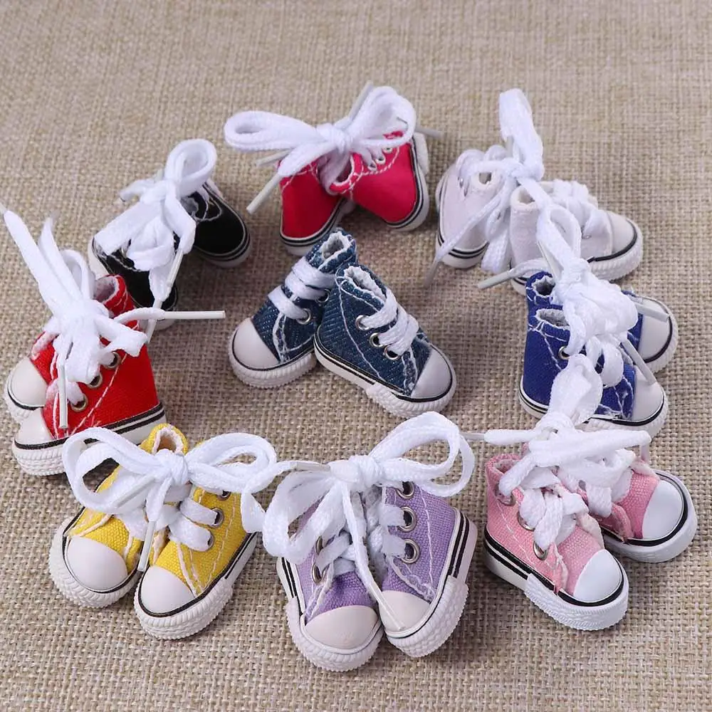 

BJD Accessories Girl Toy 3.5CM For Children Mini Shoes Casual Shoes Doll Shoes Doll Canvas Shoes BJD Dolls Shoes Blyth Shoes