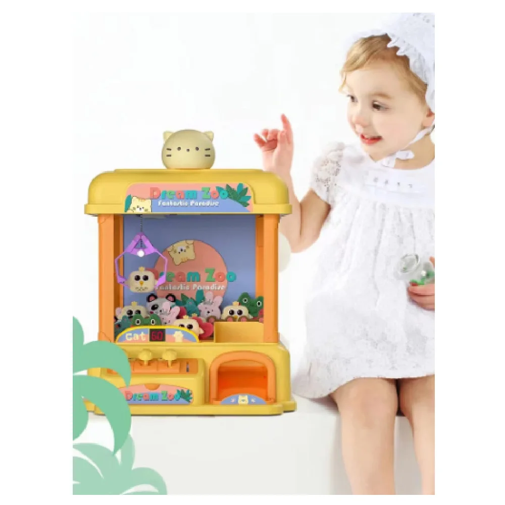 Clip Doll Claw Machine Kids Toys Coin Operated DIY Mini Doll Grabber Claw Arcade Crane Machine Portable Board Game Girls Gifts 4