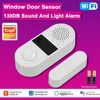 Tuya WiFi Smart Window Door Sensor 130DB Sound Light Alarm Wireless Smart Life APP Smart Home Scene Linkage Real-time Alerts 1