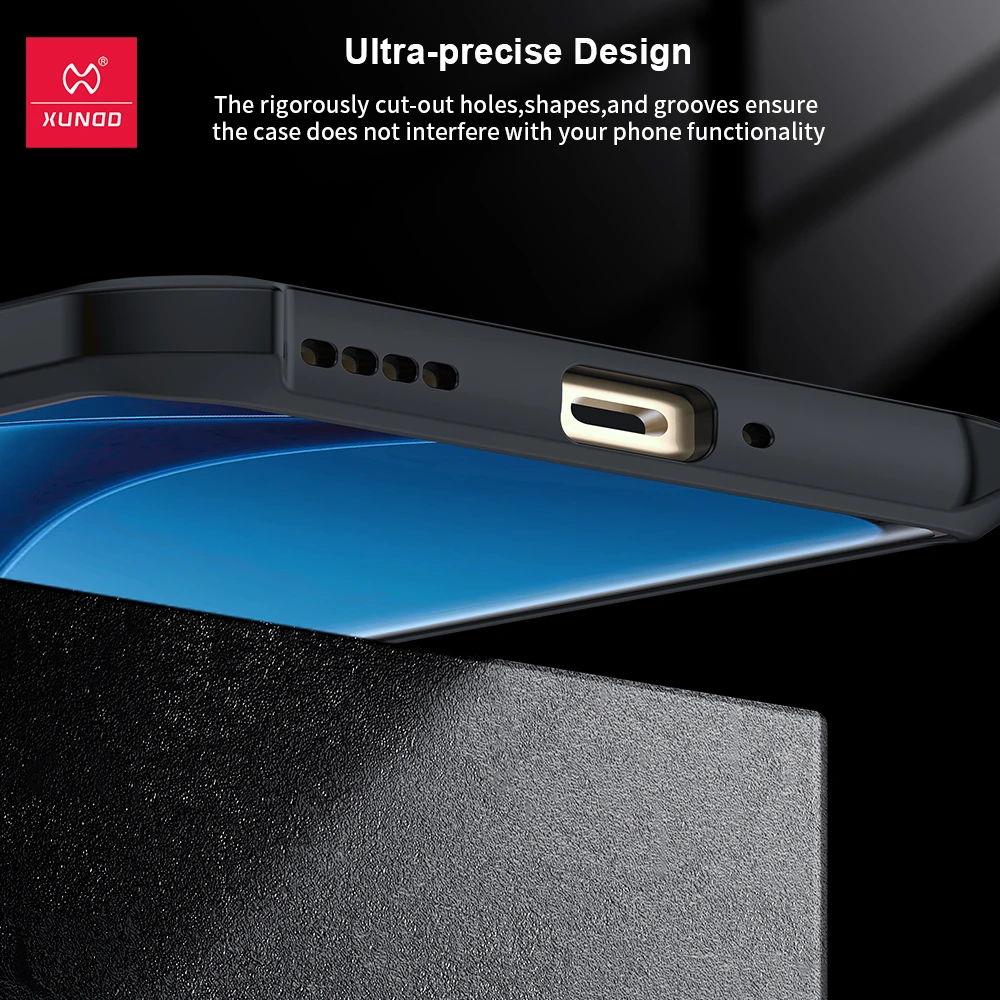 Xundd For Realme 12 Pro Plus Case For Realme 12+ 12 Pro+ Phone Cases Transparent Back Cover Shockproof Bumper Protective Case