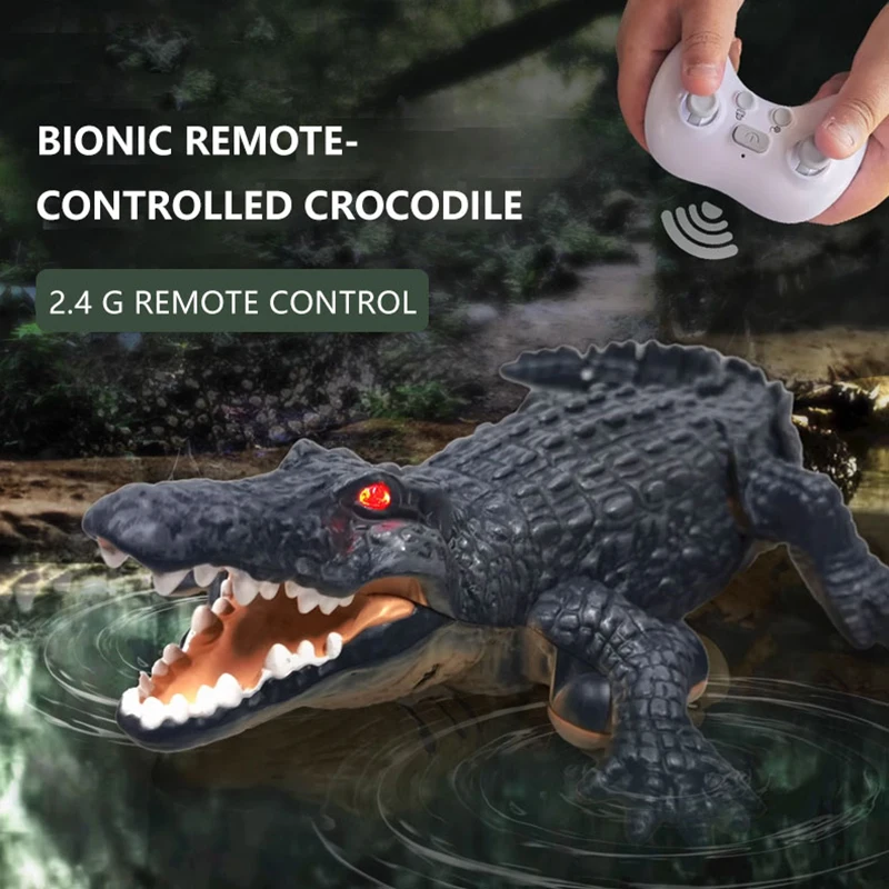 2.4G Electric Remote Control Crocodile RC Boat Toys remote control boat wind boat toys