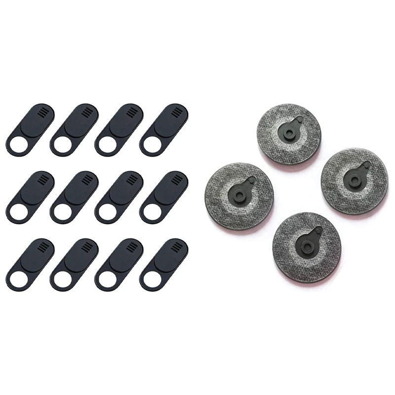 

4-Pack Bottom Base Rubber Feet Foot Pad For Pro With 12-Pack Ultra Thin Design Web Camera Cover Slide