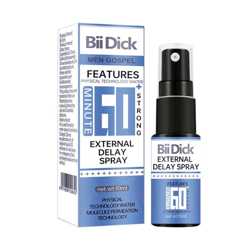 New 10ML Men Long-last Sex Delay Spray Man Male External Use Anti Premature Ejaculation Prolong Penis Enlargement