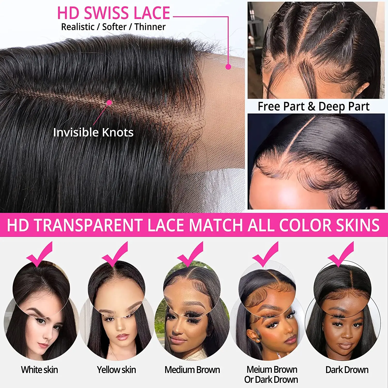 Short Bob Wig Human Hair 220% 13x4 Lace Front Wigs Human Hair Brazilian Straight Bob Wig for Black Women Pre Plucked human hair wig