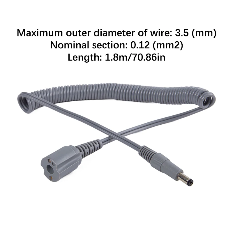 Nail Drill Nail Manicure Accessories Strong Machine Accessories Nail Drill Handpiece Cord Power Cable For Electric Manicure Drill Gray Handle Rope
