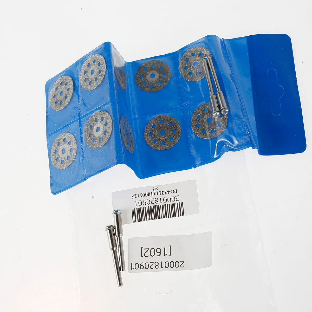 

10Pcs 22MM Grinding Disc Diamond Cut Off Discs Wheel with Breathing Holes Diamond Circular Saw Blades with 4 Mandrel Rotary Tool